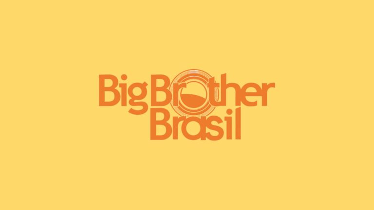 Logotipo do Big Brother Brasil em fundo amarelo